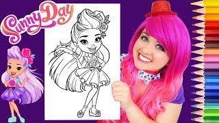 Coloring Sunny Day Blair Coloring Book Page Prismacolor Colored Pencil  KiMMi THE CLOWN [upl. by Wilmer]