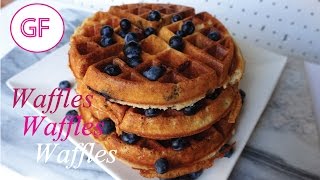 Gluten Free Belgian Waffles Vegan Too [upl. by Nenney]