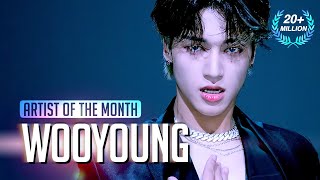 Artist Of The Month Bad covered by ATEEZ WOOYOUNG우영  June 2021 4K [upl. by Haran]