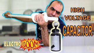 Make a SUPER HIGH VOLTAGE Capacitor [upl. by Anirbes92]