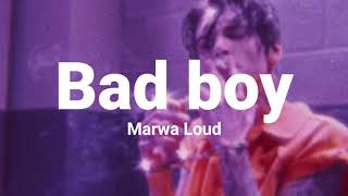 Marwa loud  Bad boy English lyrics [upl. by Townie]