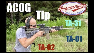 How To Set Up 4x Trijicon ACOG For Better Eye Relief HD [upl. by Millham21]