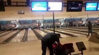 Fastest bowling throw ever recorded Top speed Bowls over 55 mph On a perfect strike [upl. by Ojela]