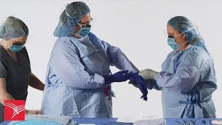 Protexis™ Surgical Gloves Assisted Donning [upl. by Caundra464]