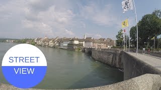 STREET VIEW in Rheinfelden in SWITZERLAND [upl. by Farrica]