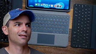 iPad Pro Magic Keyboard VS Logitech Folio Touch Why Pay TWICE As Much [upl. by Avehs]