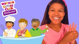 Three Men in a Tub  Mother Goose Club Playhouse Kids Videos [upl. by Alberta585]