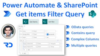 Power Automate OData Filter Query flow for SharePoint list [upl. by Barnum584]