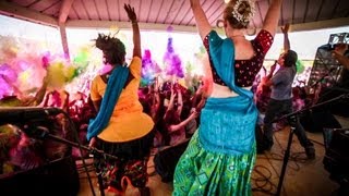 KIRTANIYAS  Nitai Gauranga feat MC Yogi  Festival of Colors OFFICIAL HOLI [upl. by Tiedeman]