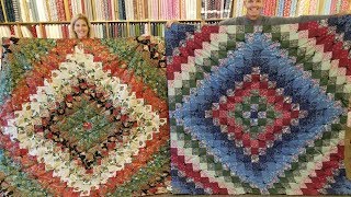 How To Make A quotTrip Around The Worldquot Quilt the EASY WAY [upl. by Festa132]