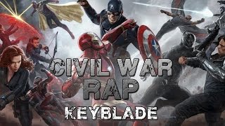 CIVIL WAR RAP  Acero y Estrellas  Keyblade TeamCap vs TeamIronMan [upl. by Esnahc194]