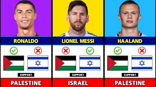 Football Players Who SUPPORT Palestine or Israel [upl. by Fabiolas]