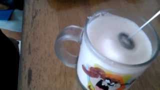 Aerolatte Review Frothing Cold Milk In Under 1 Minute [upl. by Nyhagen]