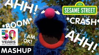 Sesame Street Grovers Mishaps Mashup  Sesame50 [upl. by Carrelli429]