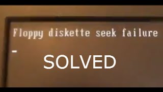 SOLVED How to Fix Floppy Diskette Seek Failure on Dell Computer [upl. by Nessim]