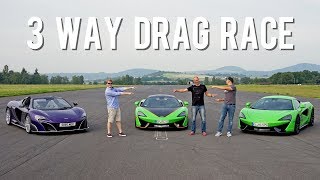 DRAG RACE RaceChip 570S vs McLaren 675LT vs 570S  EXPERIENCE [upl. by Eedebez827]