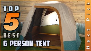 Top 5 Best 6 Person Tent Review In 2023  Which One Should You Buy [upl. by Ahsieym]