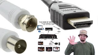 How to Convert HDMI to Coaxial Cable – Digital ATSC Modulator [upl. by Creigh]