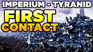 IMPERIUM  TYRANIDS FIRST CONTACT amp The Battle of Macragge  WARHAMMER 40000 Lore  History [upl. by Khichabia]