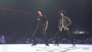 Hip hop Best 16  Juste Debout 2019  Les Twins Larry amp Laurent vs Brotha E amp Prince Wayne [upl. by Nere]