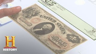 Pawn Stars 1875 1 and 1883 5 Bills Season 6  History [upl. by Holder404]