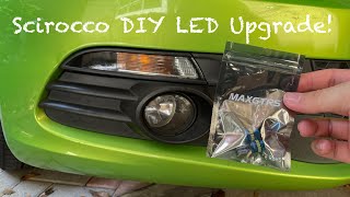 Volkswagen Scirocco LED Light Upgrade Install Guide [upl. by Cathie]