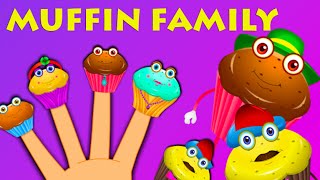 Muffin Finger Family And More  Nursery Rhymes For Children [upl. by Madden997]