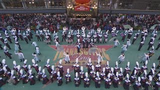 Woodland High School Wildcat Marching Band perform in Macys Thanksgiving Day Parade [upl. by Ytima496]