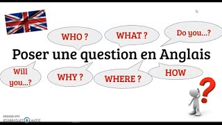 Poser une question en Anglais [upl. by Yeslehc]