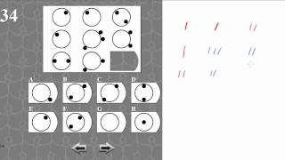 IQ TEST matrix 34 SOLVED AND EXPLAINED [upl. by Bouchier]