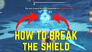 5 Cryo mechanisms puzzle amp how to break ice rocks in dragonspine  Genshin Impact [upl. by Ennyrb]