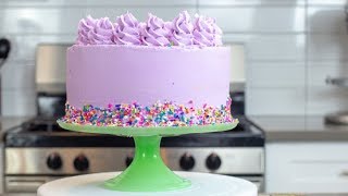 Cake Decorating for Beginners  How to Frost a Cake [upl. by Antonina911]