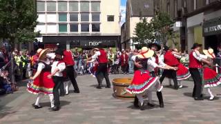 German Folk Dancing Thüringer Folklore Tanzensemble Rudolstadt Perth Perthshire Scotland [upl. by Ikcim]