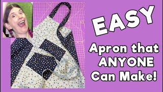 Easy Apron that Anyone Can Make [upl. by Lehcar10]