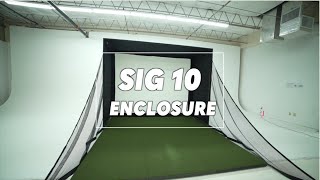 SIG10 Golf Simulator Enclosure Assembly [upl. by Ahras]