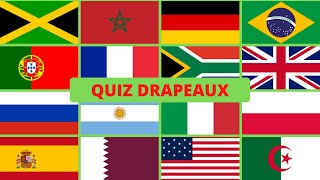 QUIZ DRAPEAUX SIMPLE  IMPOSSIBLE 40 DRAPEAUX [upl. by Eduard544]