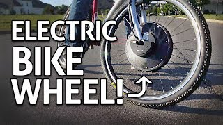 Easy  Cheap eBike Motorized Wheel Conversion Kit REVIEW [upl. by Martsen268]