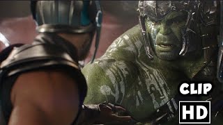 Thor VS Hulk Hindi Thor Ragnarok Fight Scene Movie Clip HD [upl. by Ahsenrac]